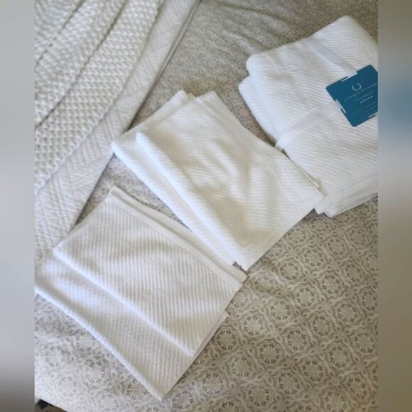 ALFRED SUNG towel 6 pieces set 2 bath 2 hand and 2 wash towels - Picture 5 of 15